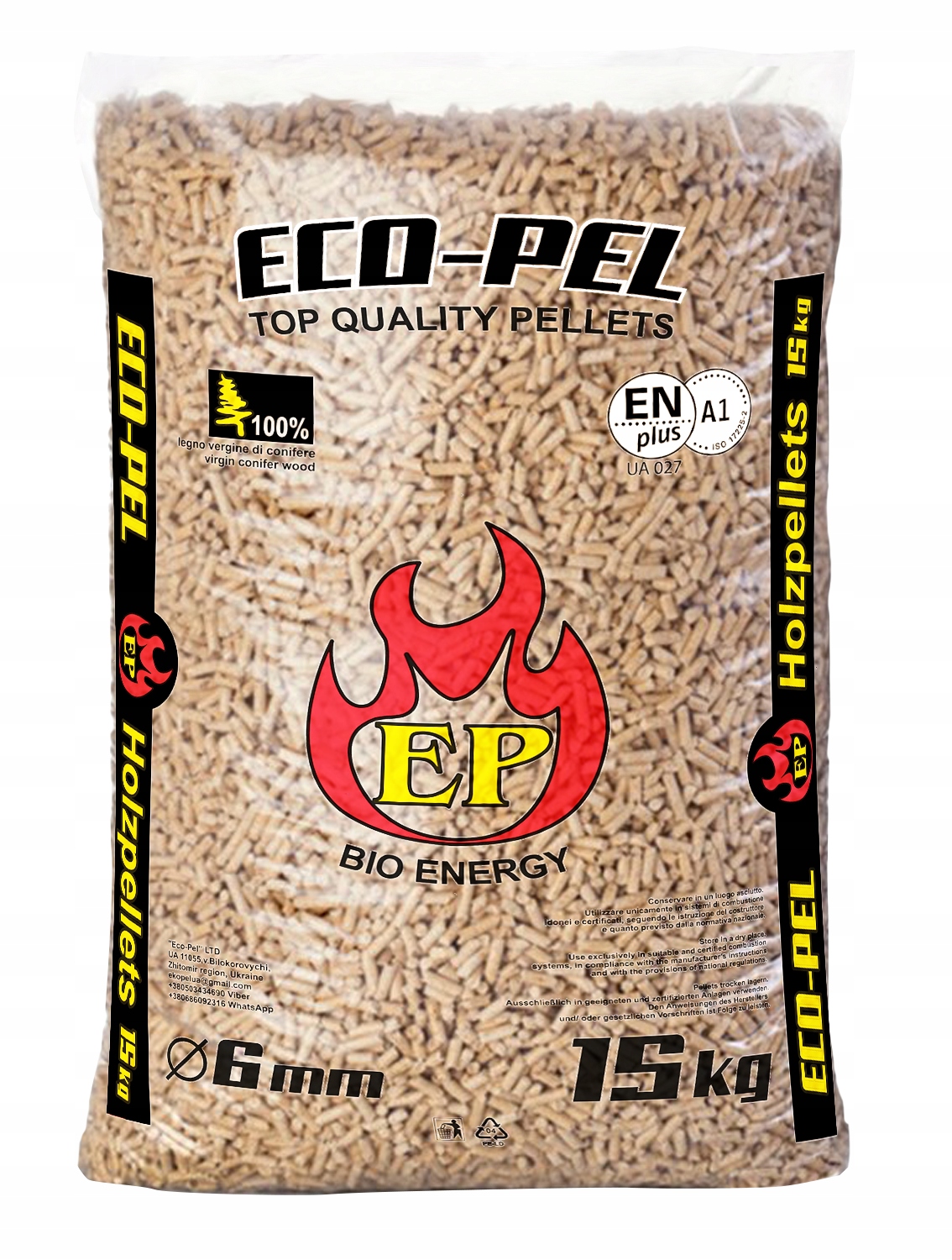 ENplus certifikovaná peleta A1 6 mm 15 kg